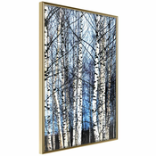 Poster - Winter Birch Trees 30x45