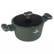 Berlingerhaus Lonec s titanovo prevleko in pokrovom BH-8200 20 cm Matte Green Collection