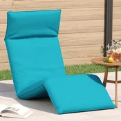Sklopiva ležaljka za suncanje tirkizna 175x54x8,5 cm Oxford tkanina