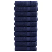 Vidaxl Premium brisače SOLUND 10 kosov modra 70x140 cm 600 g/m2