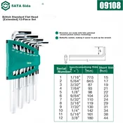 Sata Set imbus kljuceva 09108, 12 komada
