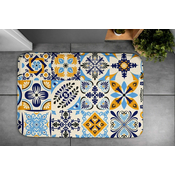 tulup.si Tepih za kopalnico Azulejo 75x45 cm Bela