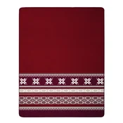 Lesnina ODEJA Alpine Collection 2026 150/200 cm večbarvno, temno rdeča