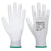 Portwest Rukavice a199 - antistatik sa pu dlanom, sive, vel.xxl ( 67129 )