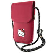 Hello Kitty originalna torba za mobitel HKOWBSKCDKP ružičasta Leather Daydreaming Cord
