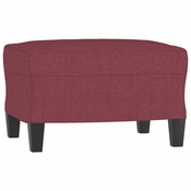 Tabure crvena boja vina 60 x 50 x 41 cm od tkanine
