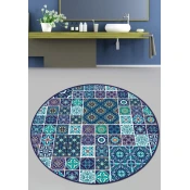LEssentiel Maison Kupatilski otirac Carres Bleus, 160cm, Teget