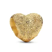 Pandora Pozlačena mini perlica Heart Shine Moments 764000C00