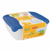 VEČNAMENSKA DOZA CURVER FRESH&GO 4/1 KVADRATNE TRANSPARENT TEMNO MODRA