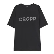 Cropp - Majica s natpisom - CRNO