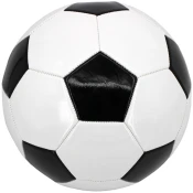 Nogometna žoga velikosti 5, belo-črna