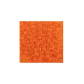 Kašaste perle (seed beads) 4 mm providna narandzasta