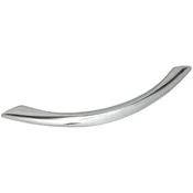 Pohištven ročaj Ikaros razmik lukenj 128 mm, Š 154 mm, cink.l., kromiran poliran