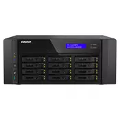 QNAP TS-h1290FX NAS Tower Ethernet LAN Black 7302P