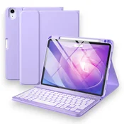 Preklopna torbica s tipkovnico za tablični računalnik Apple iPad Air 4 2020 /5 2022/6 2024 10.9