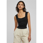 Womens Short Corsage Top Black