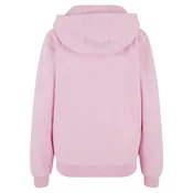 Womens zip-up hoodie Fluffy Hoody light pink