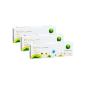 CooperVision MyDay dnevne Torične (90 leč) Dioptrija: -4.5, Ukrivljenost: 8.6, Premer: 14.5