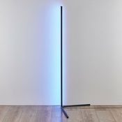 Crna LED stojeca svjetiljka (visina 141 cm) Level – Trio