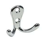 KOVINSKI OBEŠALNIK 2 KLJUKI HETTICH DIY, 52X54X24 MM, KROMIRAN