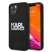 Karl Lagerfeld originalni silikonski ovitek Stack Logo za iPhone 13 mini