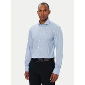 Tommy Hilfiger Srajca Gingham MW0MW42931 Svetlo modra Regular Fit