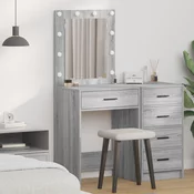 Toaletni stol Siva Sonoma 50 x 41 x 135 cm Konstruirano drvo