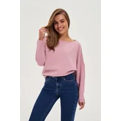 Marisse WOMENS SWEATSHIRT Z-BL-4804 L.PINK