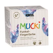 Lesketajoče barve za nanos s prsti 150 nanosive prstimaml MUCKI - set 4x150 ml ()