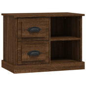 MAISON CHIC Nočna omarica - Nočna miza Rjav hrast 60x35,5x45 cm, (21690568)