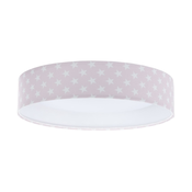 LED Zatemnitvena svetilka GALAXY KIDS LED/24W/230V zvezde roza/bela + Daljinski upravljalnik