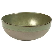 SERAX Surface L Skleda 300 ml, siva/zelena