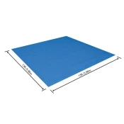 Bestway Podloga za bazen, 3.96m x 3.96m, Plava