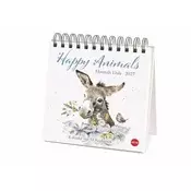 Hannah Dale: Happy Animals Premium-Postkartenkalender 2027