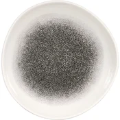 CHURCHILL Raku silikatno črn globok krožnik, organski, o: 253 mm (12 kos)