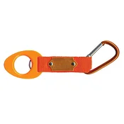 PIGO Obesek za ključe carabin z držalom za plastenko - oranžen