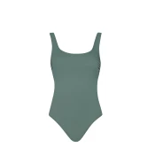 SUNFLAIR Enodelne kopalke temno zelena