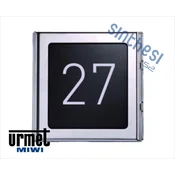 1148/50 - Tabla z označevalnim oknom in osvetlitvijo - Miwi-Urmet