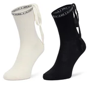 Dolge nogavice KARL LAGERFELD B3W47037 Črna