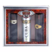 CUBA darovni set za muškarce Gold: toaletna voda 100ml + vodica poslije brijanja 100ml + dezodorans 200ml