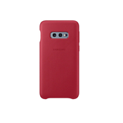 Samsung Galaxy S10e Leather Cover RED