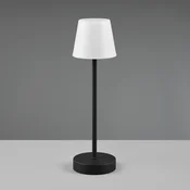 Reality Leuchten Namizna svetilka Martinez LED, zatemnilnik in CCT, črna - črna mat, bela - Plastika