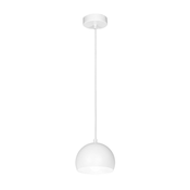 Luster na sajli SOOL 1xE27/15W/230V precnik 15 cm beo