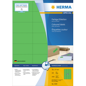 Herma etikete 70X37 A4/24 1/100 zelena ( 02H4409 )