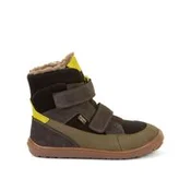 Otroški barefoot zimski čevlji FRODDO UP TEX WINTER sivi/črni - 26