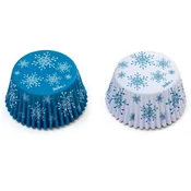 Decora Modelčki za mafine FROZEN SNOWFLAKE 50x32 mm 36 kosov