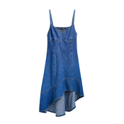 Desigual Jeans obleka Munich 25SWVD07 Modra Regular Fit