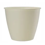 Galicja Plastični cvetlični lonček bež Galicia 15 cm x 15 x 13,9 cm 1 kos.