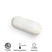 BBLINK LED SVETILJKA BL1 ELIPSA BELA 12W 4000K IP54