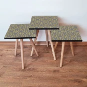 Hanah Home Set klub stocica 3Shp31, 3 komada, Plava